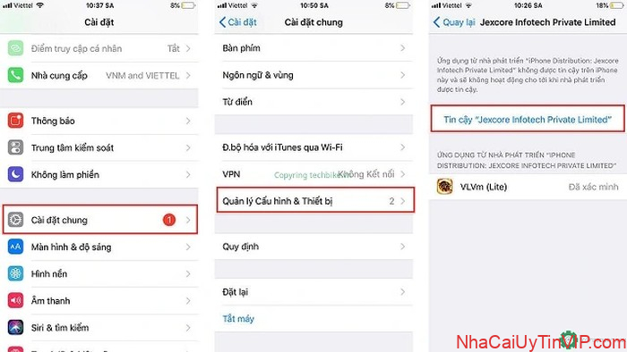 Hướng dẫn cho IOS