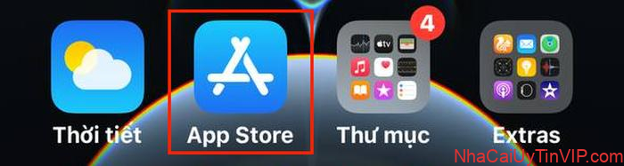 Truy cập Appstore