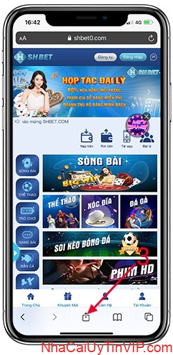 Bước 3: Chọn tiện ích của iPhone