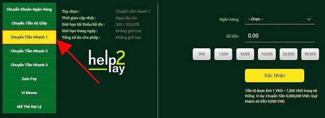 Chuyển tiền nhanh qua help2pay Chuyển tiền nhanh qua help2pay