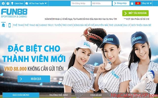 Fun88 là nhà cái uy tín tăng tiền cược chơi thử miễn phí Fun88 là nhà cái uy tín tăng tiền cược chơi thử miễn phí
