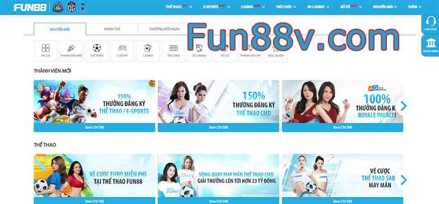 Khuyến mãi của Fun88 cũng không thua kém các đối thủ khác Khuyến mãi của Fun88 cũng không thua kém các đối thủ khác