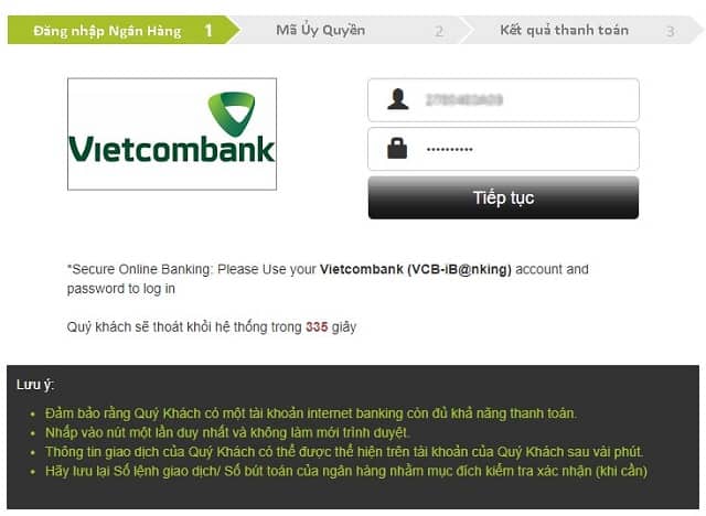 Thực hiện giao dịch nhanh chóng Thực hiện giao dịch nhanh chóng