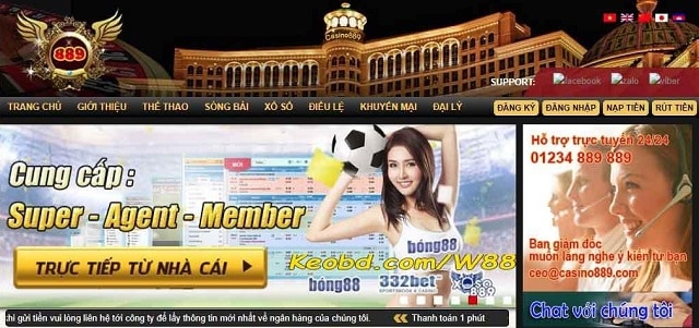 Giới thiệu nhà cái Casino889 Giới thiệu nhà cái Casino889