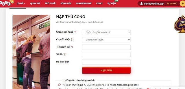 Nạp tiền đơn giản Nạp tiền đơn giản