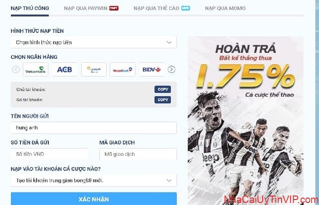 Ưu đãi hoàn trả cao Ưu đãi hoàn trả cao
