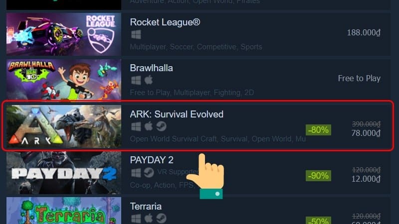 Bước 2: Tiếp đến bạn hãy nhấn vào ô “ Search the Store” nhập tên game mà bạn muốn mua Bước 2: Tiếp đến bạn hãy nhấn vào ô “ Search the Store” nhập tên game mà bạn muốn mua