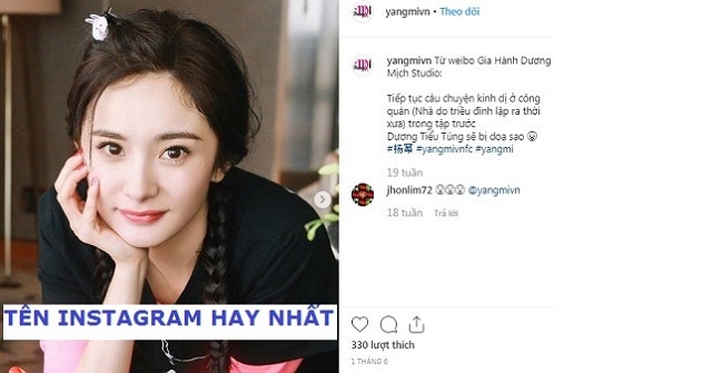 Gợi ý danh sách tên nick instagram hay bằng tiếng Anh bạn có thể lựa chọn Gợi ý danh sách tên nick instagram hay bằng tiếng Anh bạn có thể lựa chọn