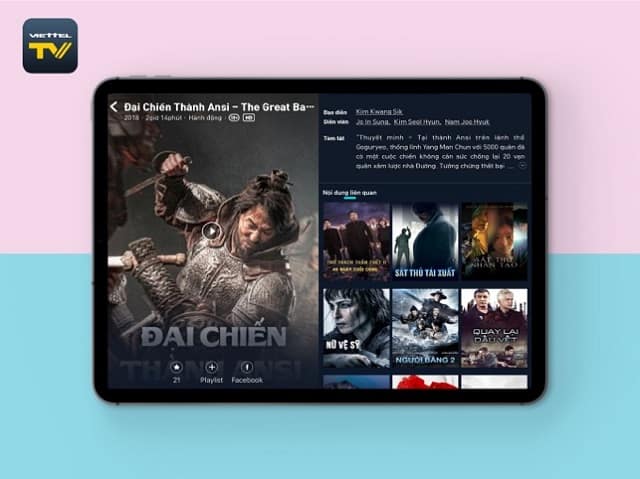 Sử dụng ứng dụng ViettelTV để thư giãn Sử dụng ứng dụng ViettelTV để thư giãn