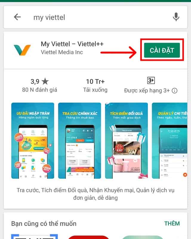 Tải ứng dụng My Viettel Tải ứng dụng My Viettel