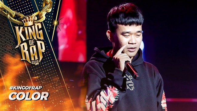 Rapper Color trong chương trình King of Rap Rapper Color trong chương trình King of Rap
