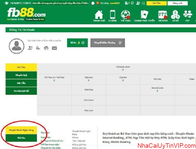 Bật mí cách chuyển tiền tại FB88 chưa đầy một phút Bật mí cách chuyển tiền tại FB88 chưa đầy một phút