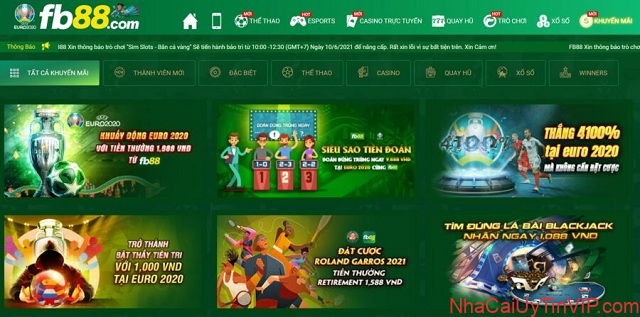 Cược nhanh nhận quà cực khủng từ phía nhà cái FB88 TV Cược nhanh nhận quà cực khủng từ phía nhà cái FB88 TV