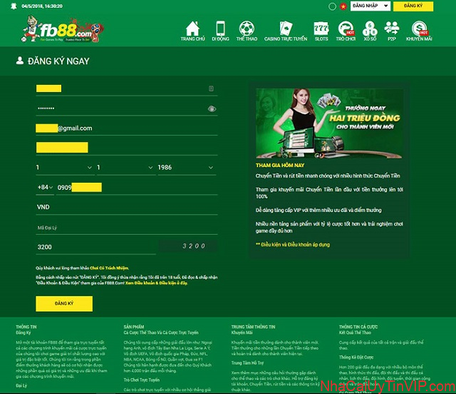 Hướng dẫn đăng ký tài khoản tại FB88 Casino Hướng dẫn đăng ký tài khoản tại FB88 Casino