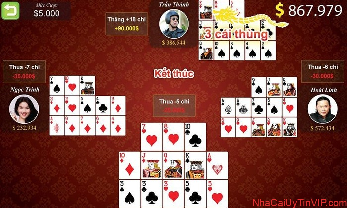 Ván game mậu binh đổi thưởng online