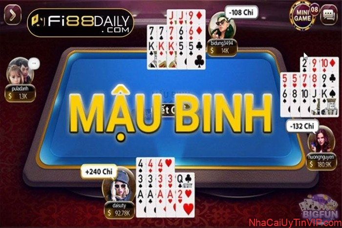 Fi88- Nhà cái game bài Mậu binh đổi thưởng số 1