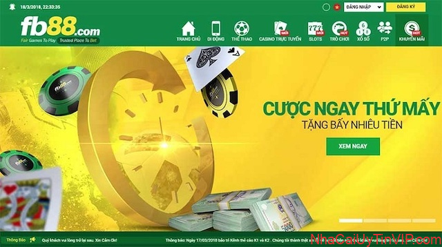 Bạn hoàn toàn có khả năng kiếm được tiền triệu chỉ với FB88 Bạn hoàn toàn có khả năng kiếm được tiền triệu chỉ với FB88