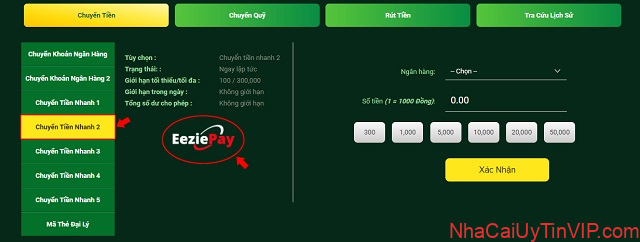 Bước 1: Lựa chọn ngay phương thức chuyển tiền Bước 1: Lựa chọn ngay phương thức chuyển tiền