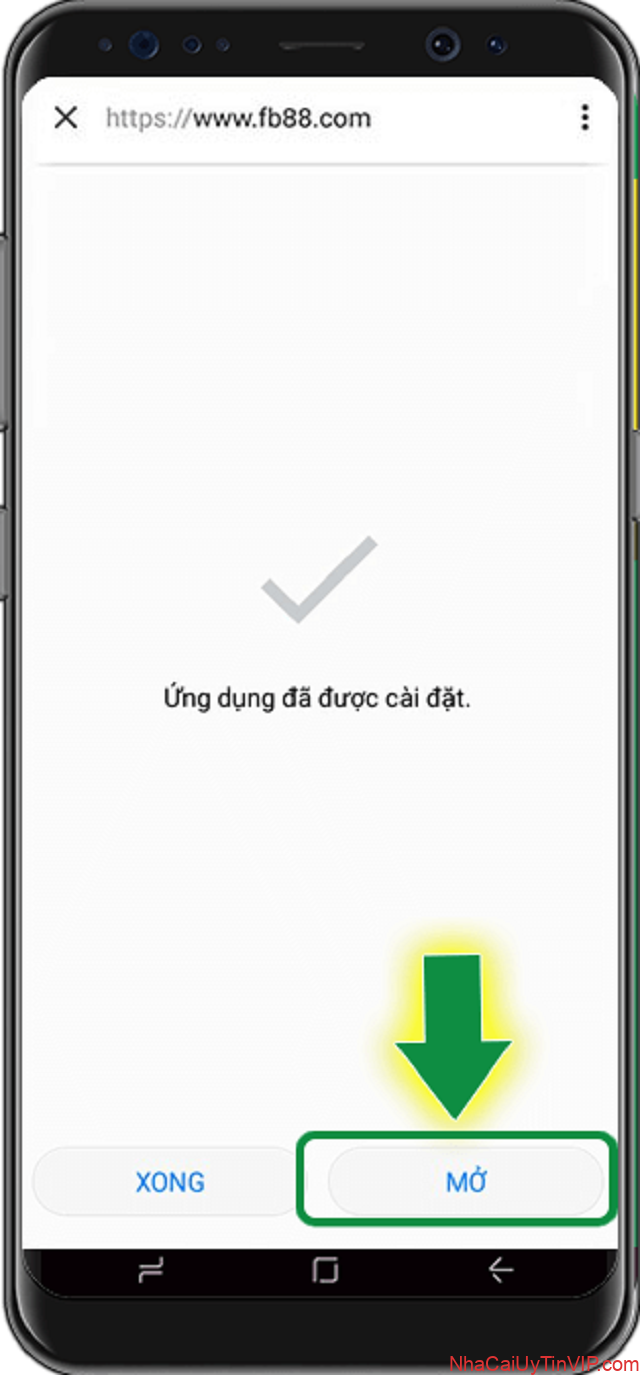 Bước 10: Tải thành công FB88 download Bước 10: Tải thành công FB88 download