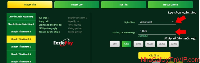 Bước 2: Lựa chọn ngân hàng thích hợp cùng số tiền bạn muốn Bước 2: Lựa chọn ngân hàng thích hợp cùng số tiền bạn muốn