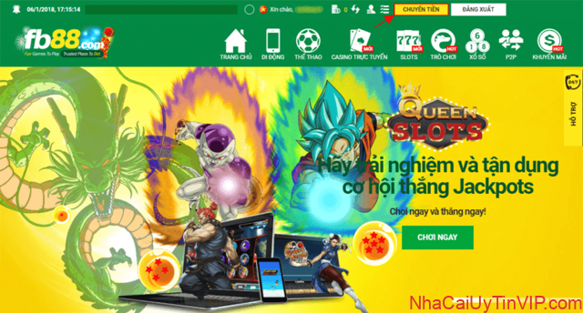 Bước 2: Nhấn chọn Chuyển Tiền và thực hiện các giao dịch Bước 2: Nhấn chọn Chuyển Tiền và thực hiện các giao dịch