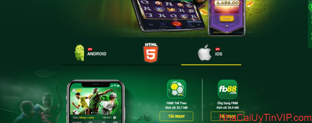 Bước 2: Nhấn chọn tải FB88 về iphone Bước 2: Nhấn chọn tải FB88 về iphone