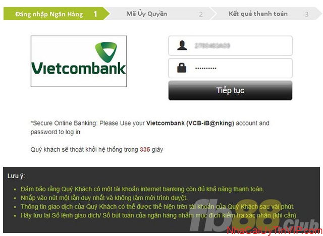 Bước 3: Hoàn thiện thông tin mà nhà cái yêu cầu Bước 3: Hoàn thiện thông tin mà nhà cái yêu cầu