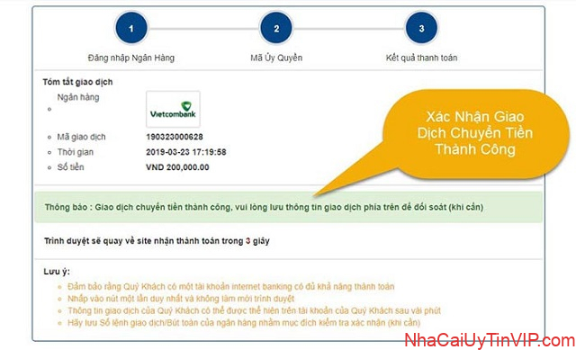 Bước 4: Nhập mã OTP và hoàn tất giao dịch Bước 4: Nhập mã OTP và hoàn tất giao dịch
