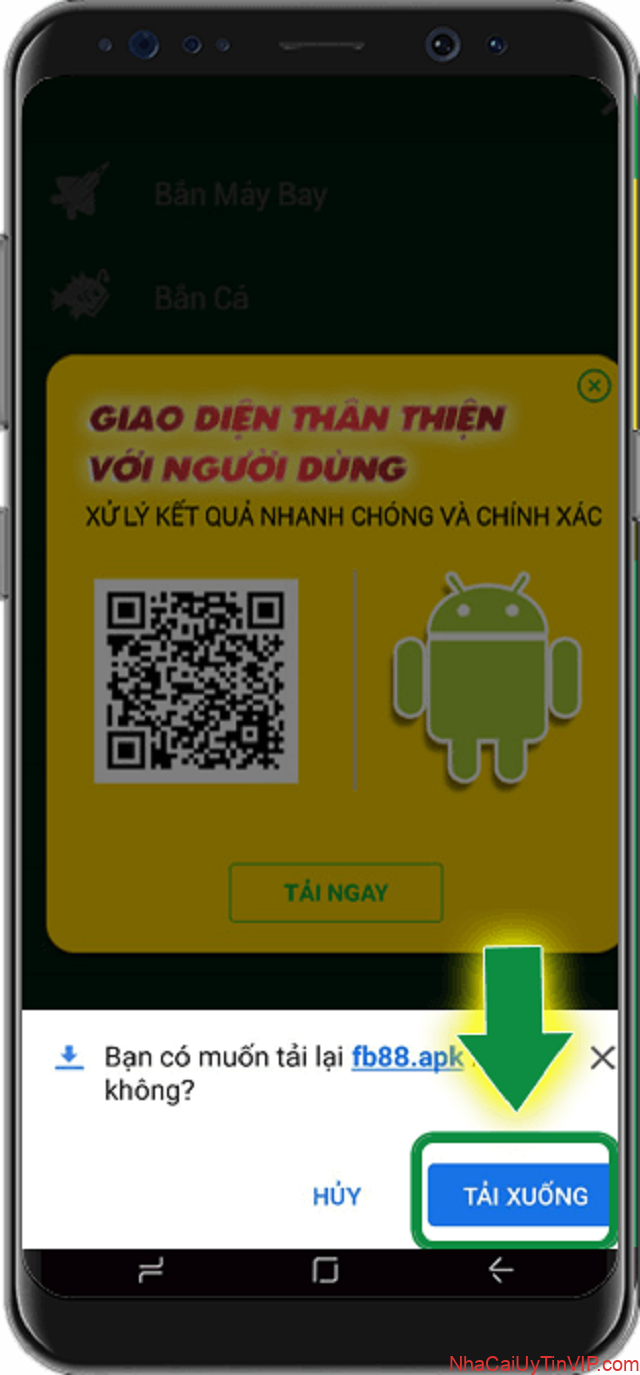 Bước 5: Nhấn chọn nút lệnh “Tải ngay” để tải ứng dụng Bước 5: Nhấn chọn nút lệnh “Tải ngay” để tải ứng dụng