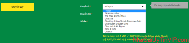 Bước 5: Thực hiện Chuyển Quỹ FB88 Bước 5: Thực hiện Chuyển Quỹ FB88