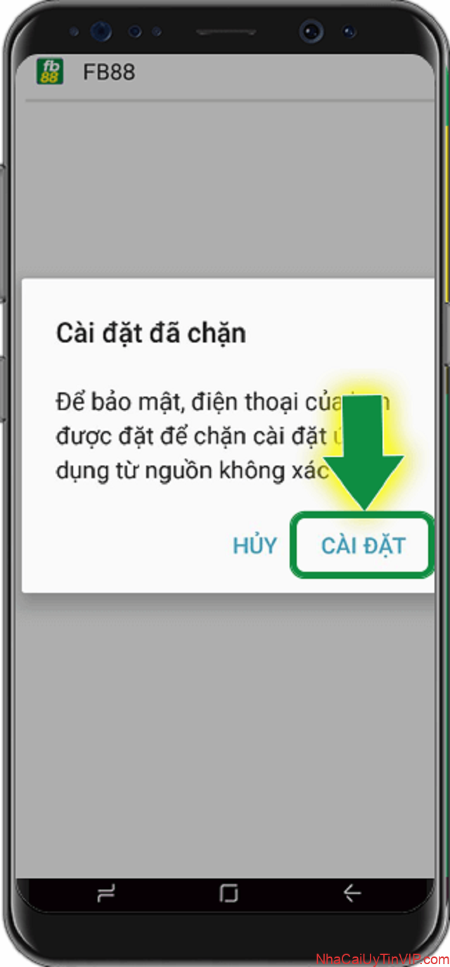 Bước 6: Người chơi thực hiện cài đặt tin cậy cho ứng dụng Bước 6: Người chơi thực hiện cài đặt tin cậy cho ứng dụng