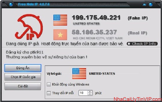 Lựa chọn phần mềm fake IP Lựa chọn phần mềm fake IP