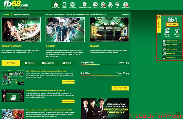 Nhà cái có dịch vụ chăm sóc người chơi vô cùng hoàn hảo Nhà cái có dịch vụ chăm sóc người chơi vô cùng hoàn hảo