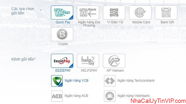 Hướng dẫn người chơi nạp tiền bằng Quickpay Hướng dẫn người chơi nạp tiền bằng Quickpay