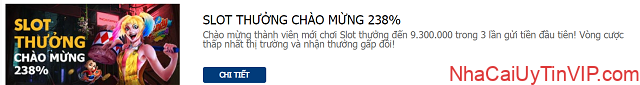 Ưu đãi chào mừng Slot Game