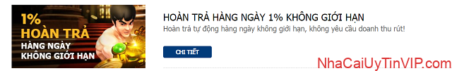 Ưu đãi hoàn trả không giới hạn dành cho mọi người chơi Ưu đãi hoàn trả không giới hạn dành cho mọi người chơi